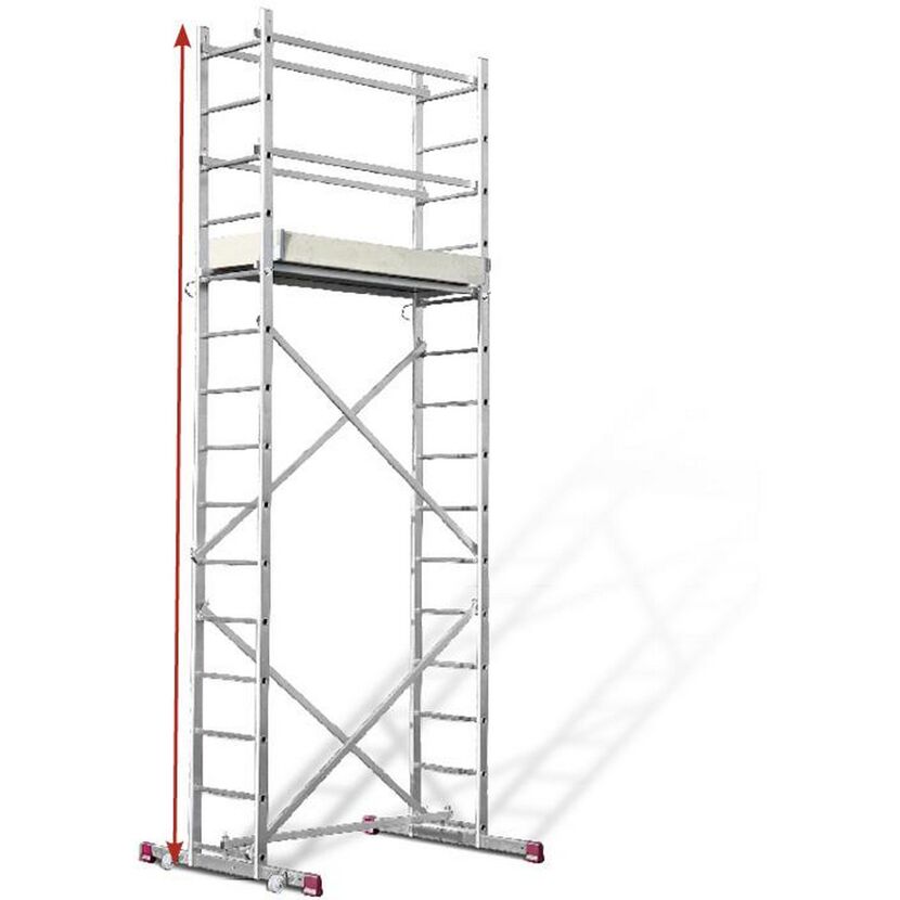 Montagegerüst mit Arbeitshöhe ca. 5 m