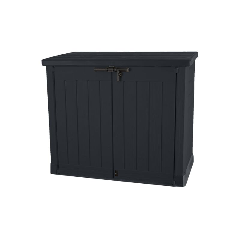 Anthrazitfarbener Keter Aufbewahrungsschrank Store-It-Out Max
