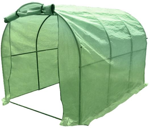 Grünes Foliengewächshaus Iglu