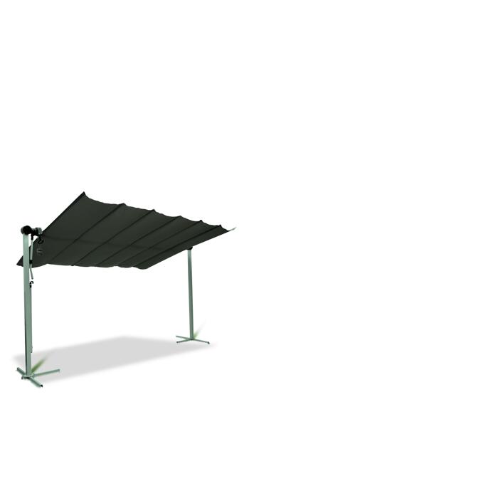 AluMarkise grau 350 x 220 x 250 cm