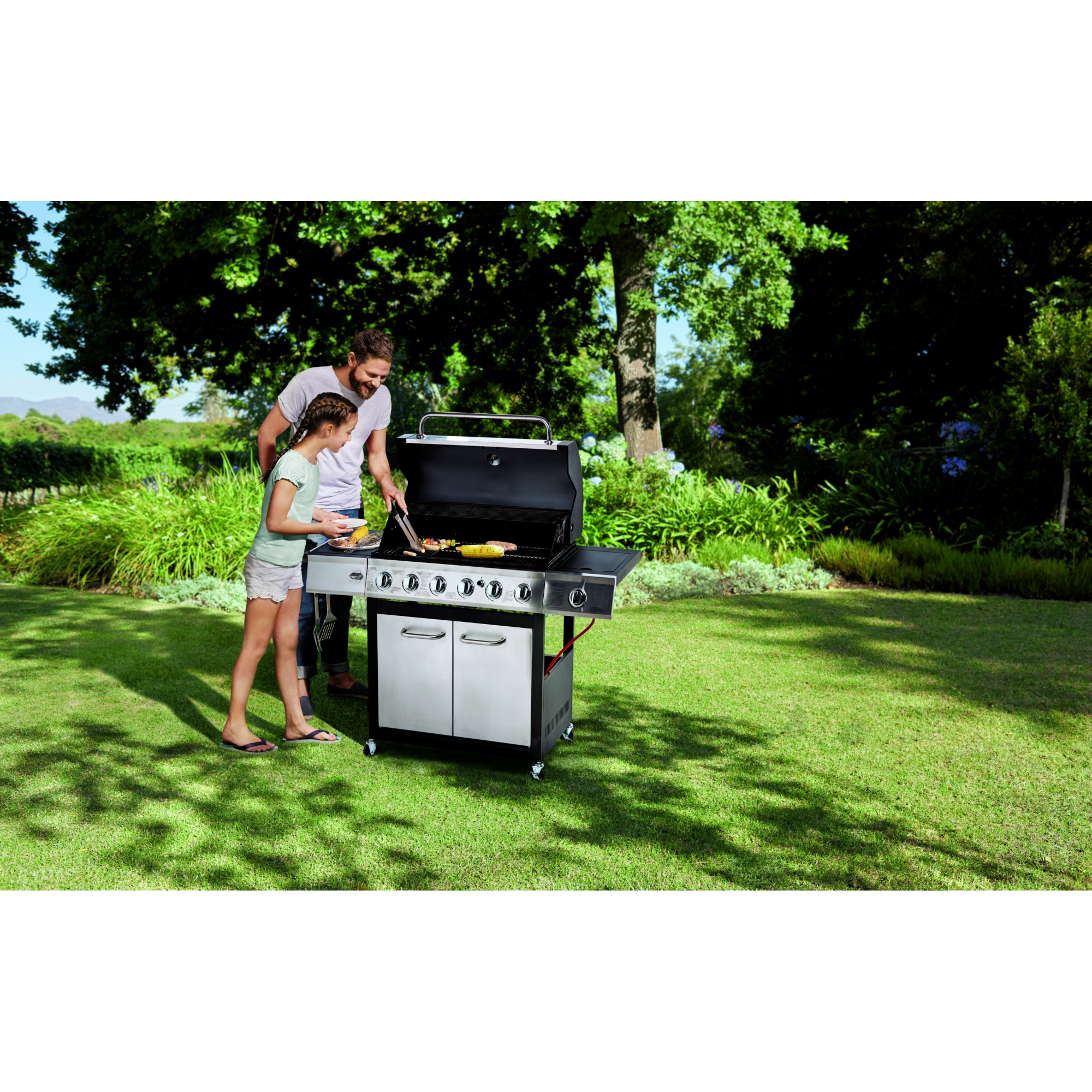 Gasgrill 'Big Family' mit Seitenbrenner + product picture