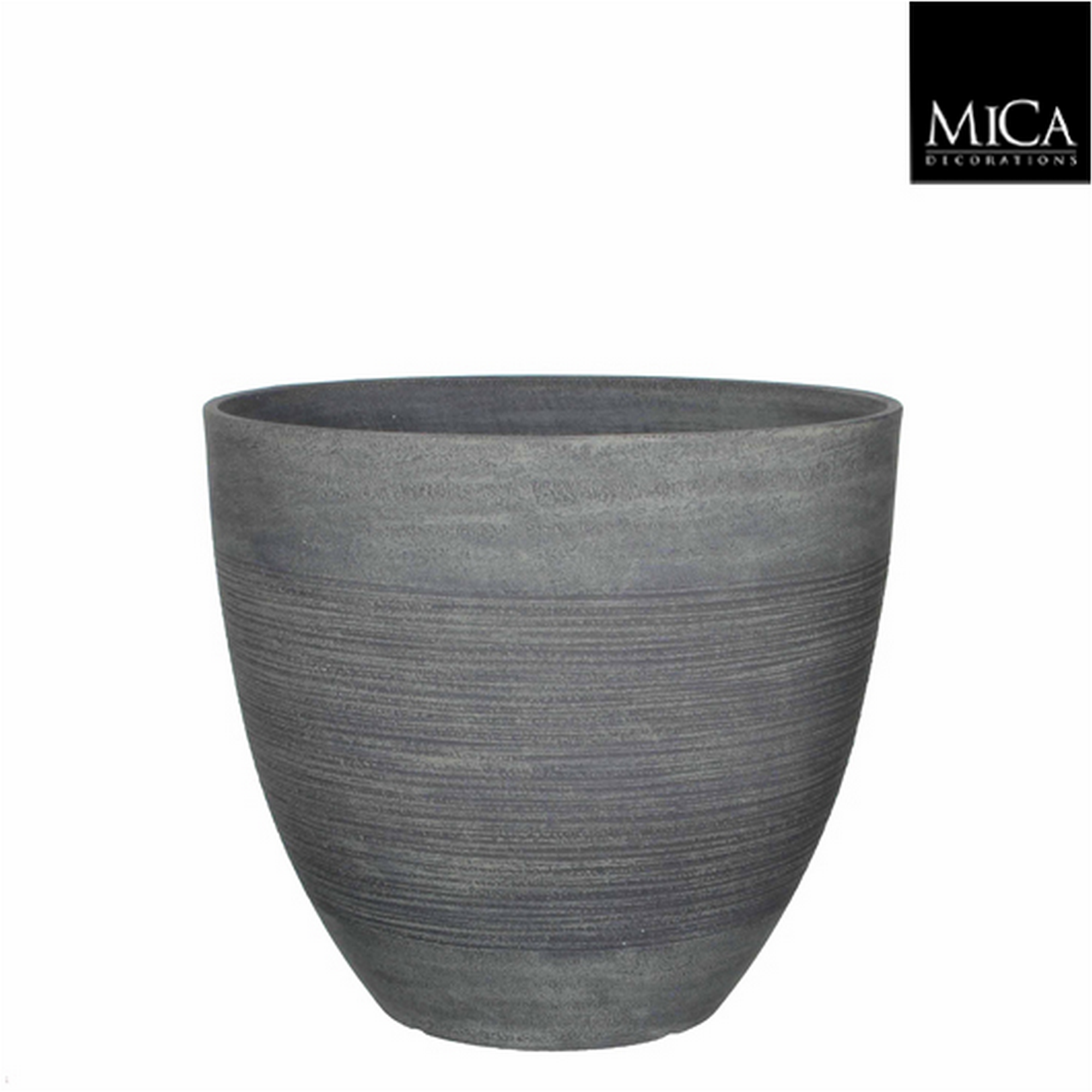 Pflanzgefäße "Bahia" dunkelgrau Ø 37 cm