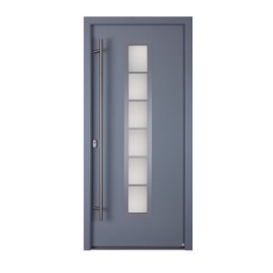 Aluminium-Haustür "A04" 98x208 grau