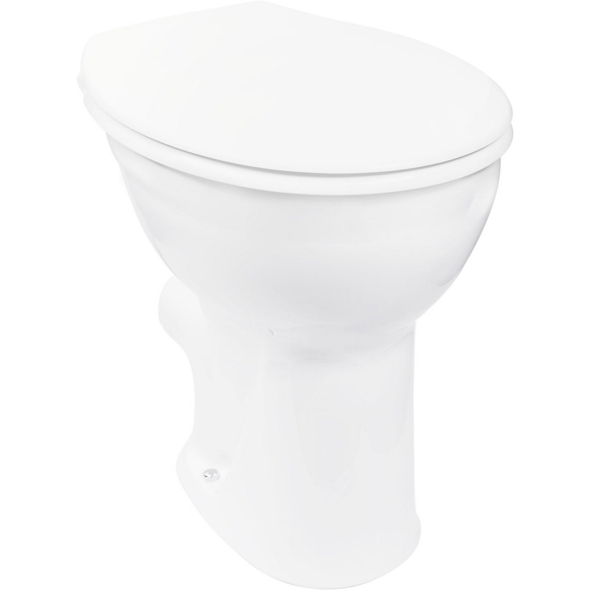 SOLO Stand-Tiefspül-WC weiss mit Spülrand Toilette Klosett Abbort Klo 