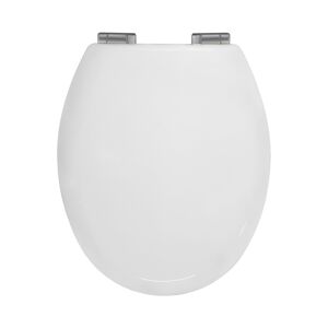 WC-Sitz 'White' mit Absenkautomatik weiß Holzkern