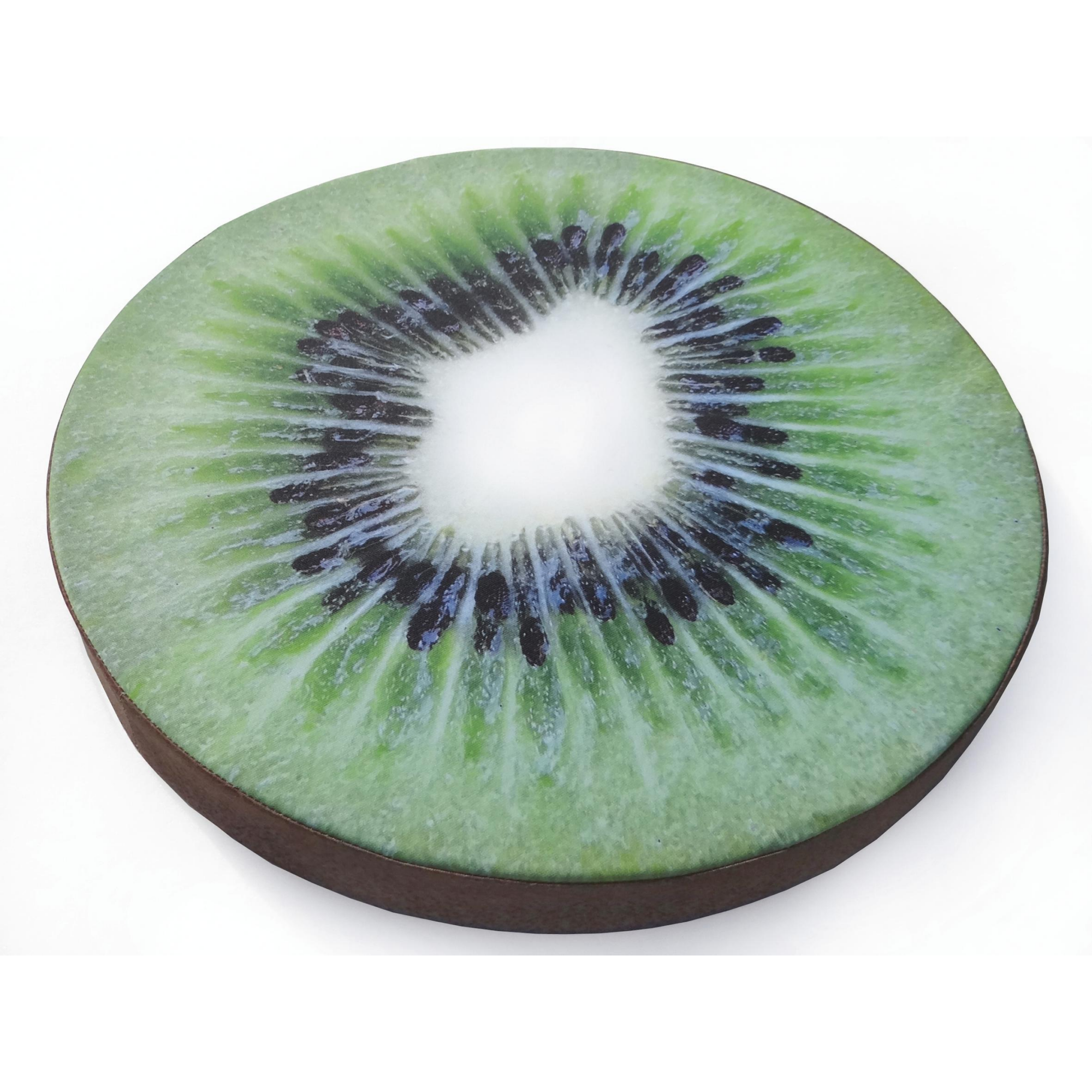 Sitzkissen 'Kiwi' grün/schwarz Ø 40 cm + product picture