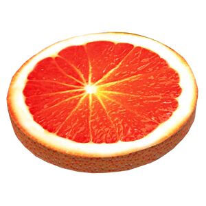 Sitzkissen 'Orange' orange/gelb Ø 40 cm