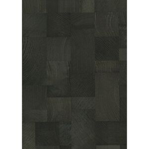 Dekorkante "GetaLit flex" Blockholz schwarz 650 x 44 x 0,3 mm 2 Stück