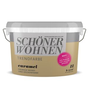 Trendfarbe 'Caramel' karamellfarben matt 1 l