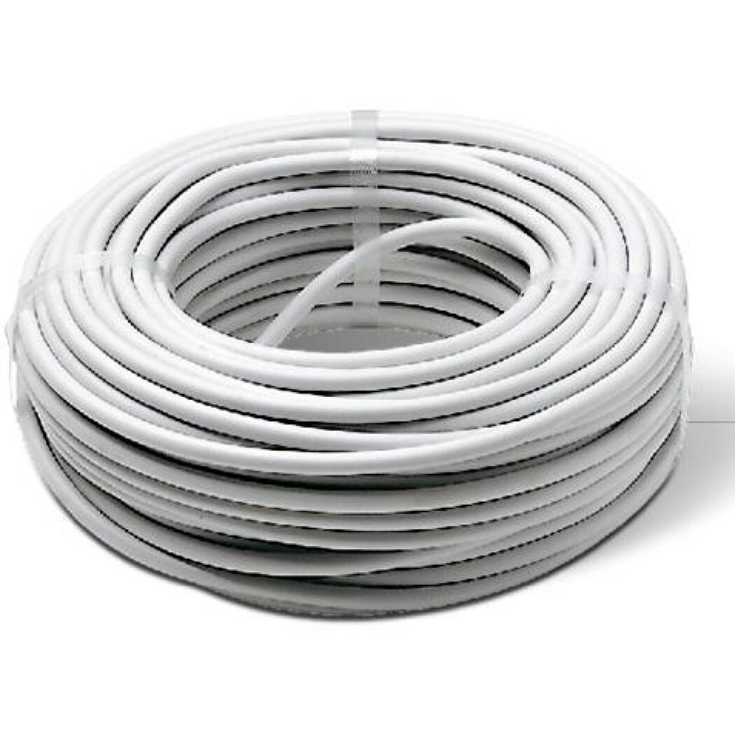 Aufgerolltes weißes NYM-J 3x1,5 Kabel