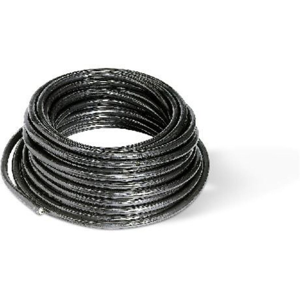 Schwarzes Erdkabel, aufgerollt