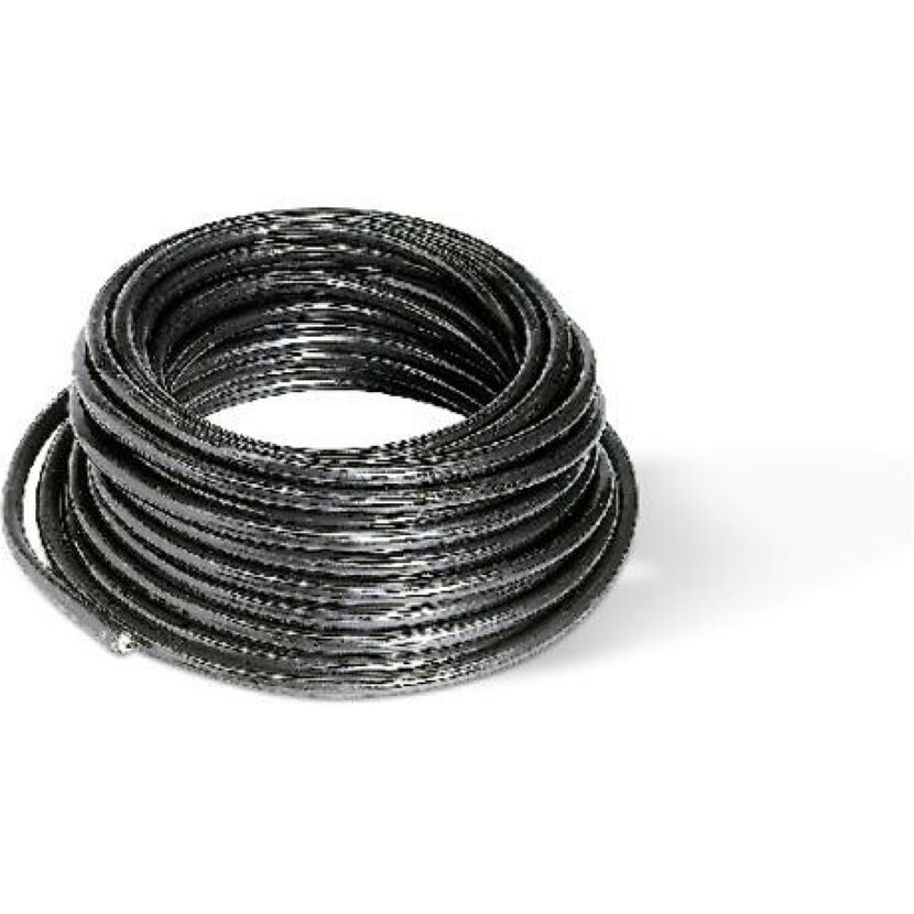 Schwarzes Erdkabel, aufgerollt