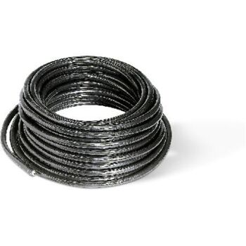 Schwarzes Erdkabel, aufgerollt