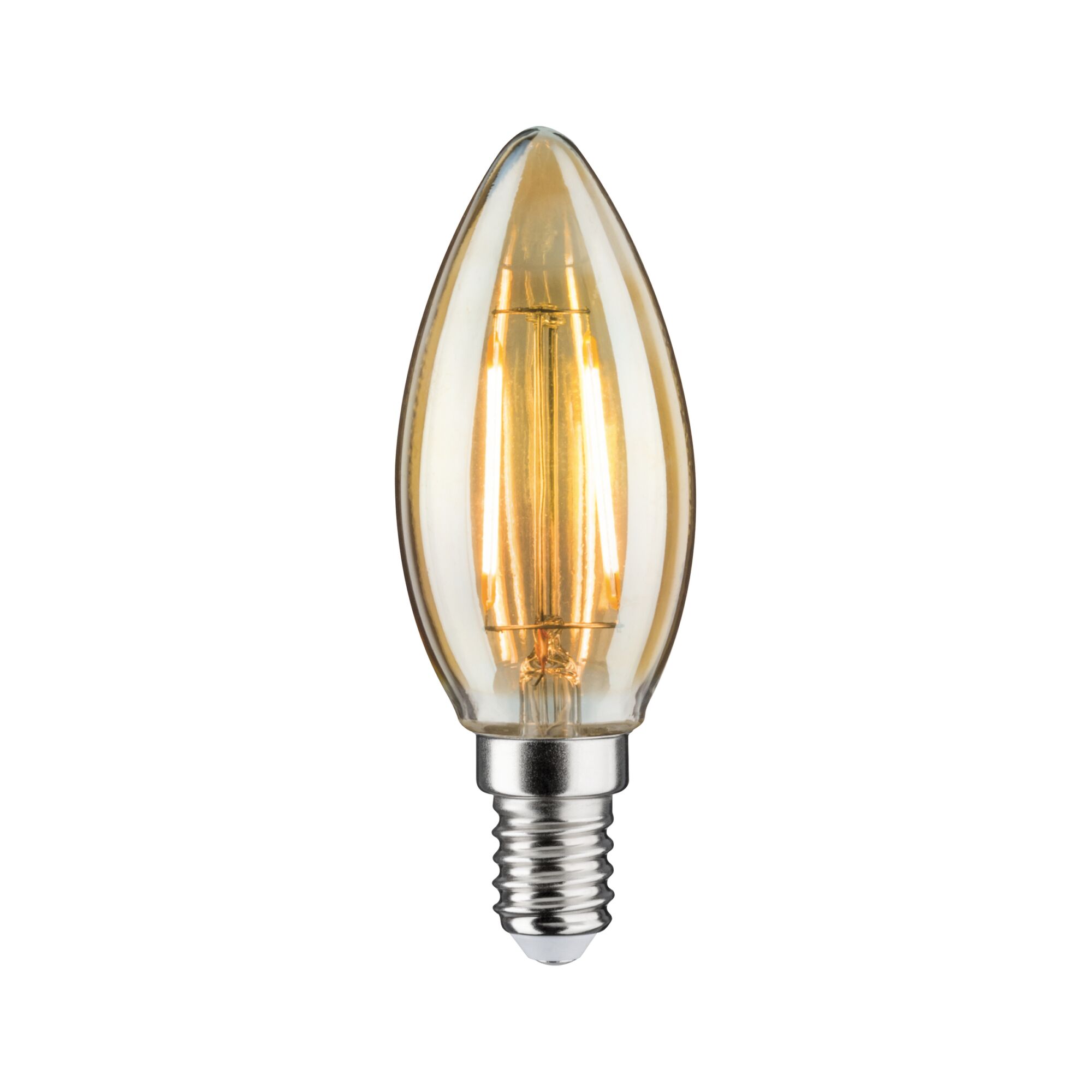 LED Vintage Kerze 2W E14 Gold 1700K
