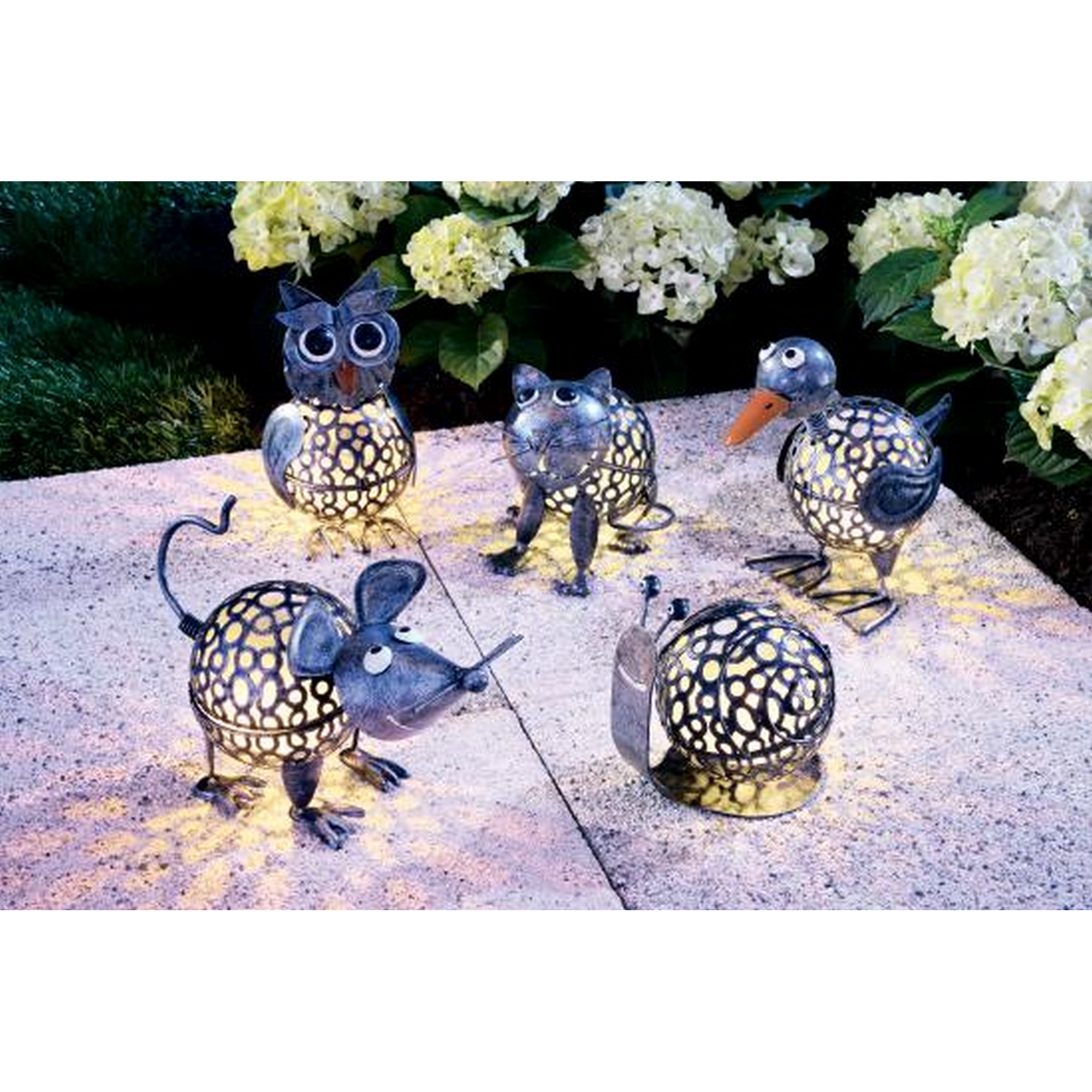 LED-Solarleuchte 'Katze' silbern + product picture