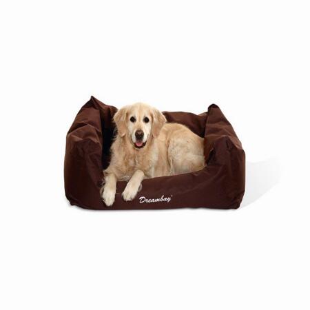 2. Bild von Hundebett Dreambay eckig, braun, 80cm