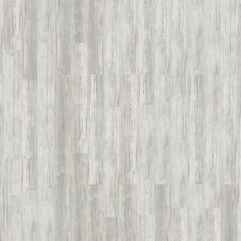 Weißer Vinyl-Fußbodenbelag Frozen Old Larch