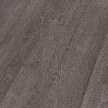 Bild von Laminat 'Dynamic Narrow' Eiche Nero dunkelbraun 8 mm
