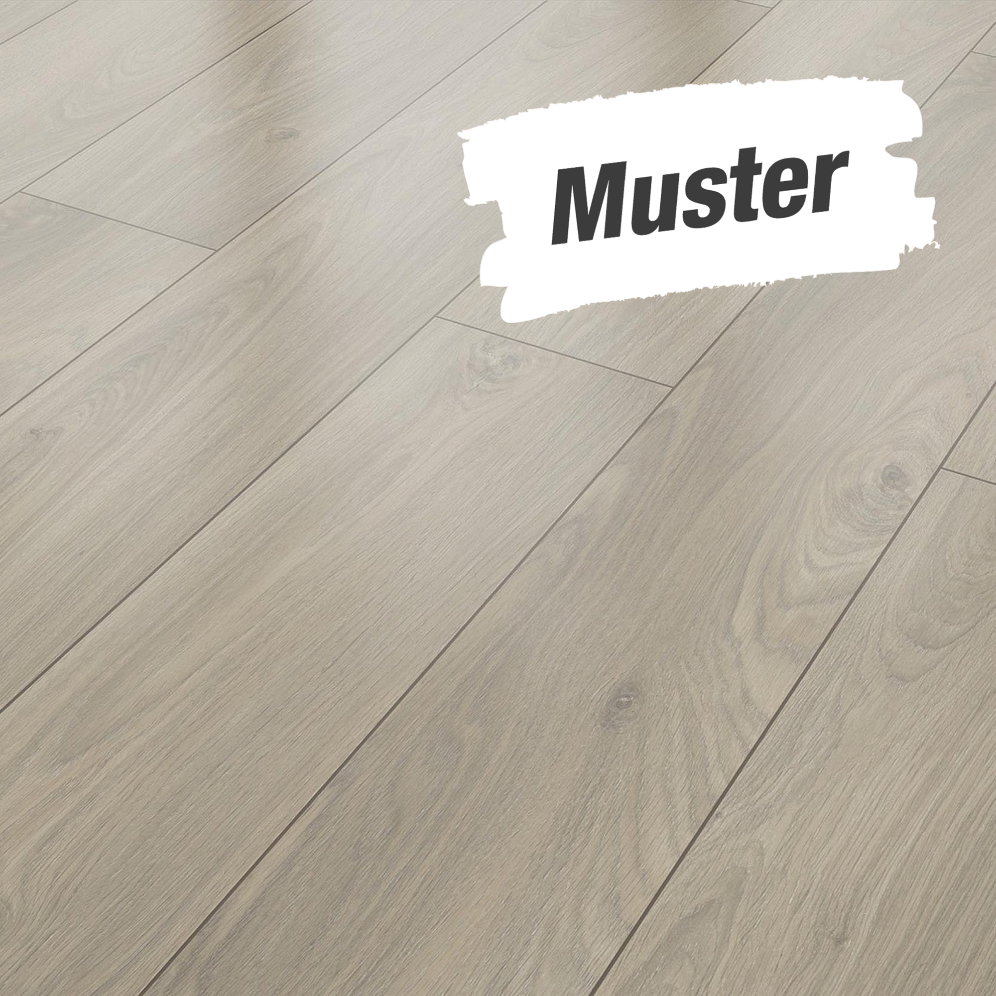 Muster zum Laminat 'King Size' Eiche kastellfarben 8 mm