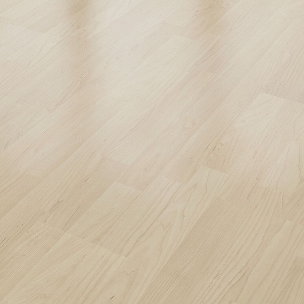 Heller Laminatboden in Ahornoptik