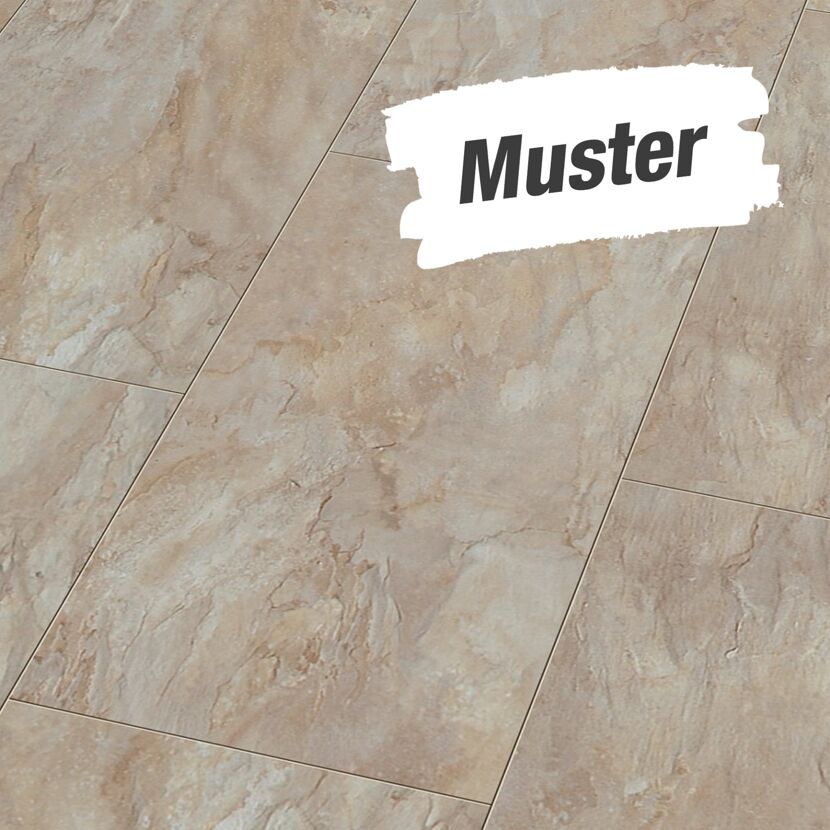 Handmuster Laminat Buntschiefer