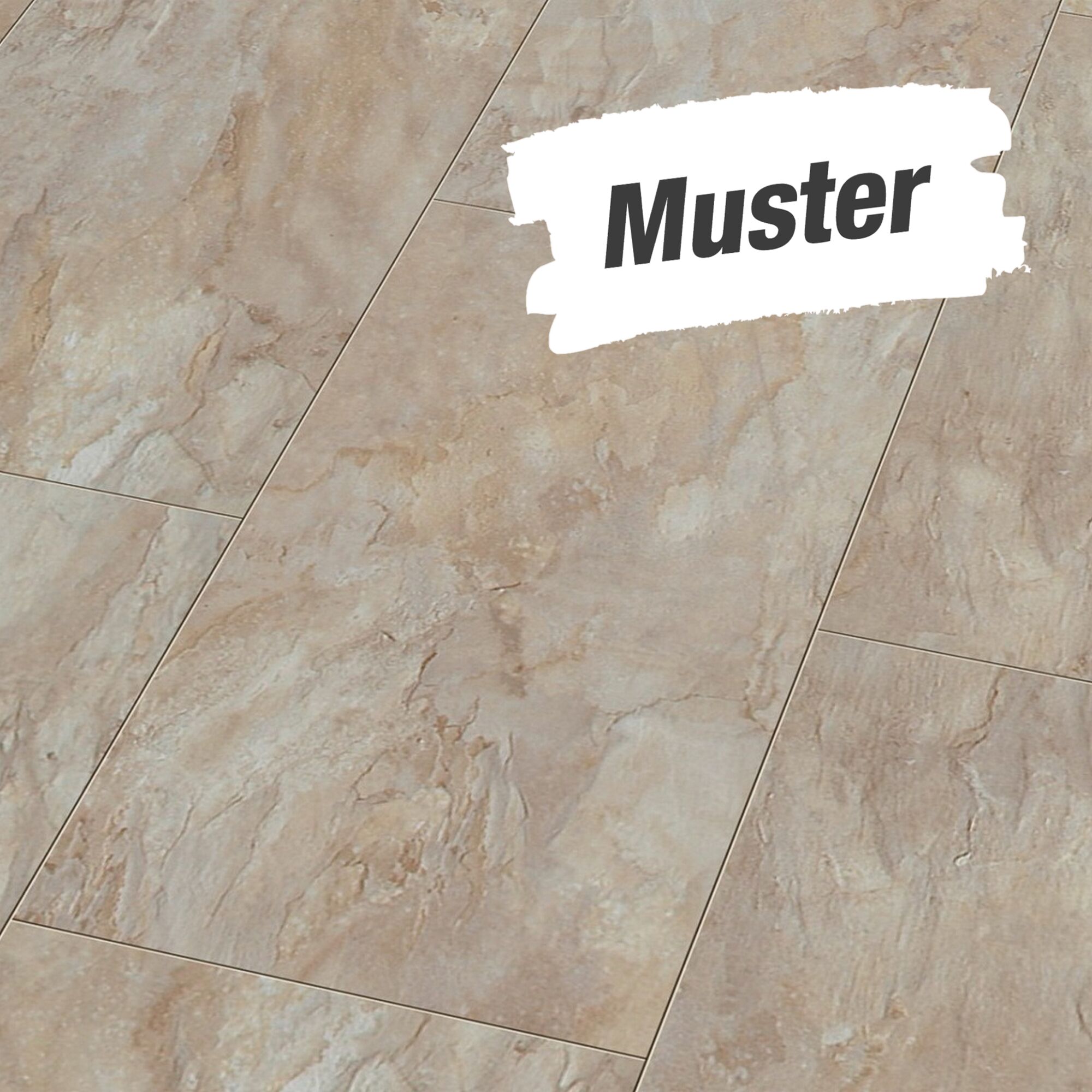 Handmuster Laminat Buntschiefer