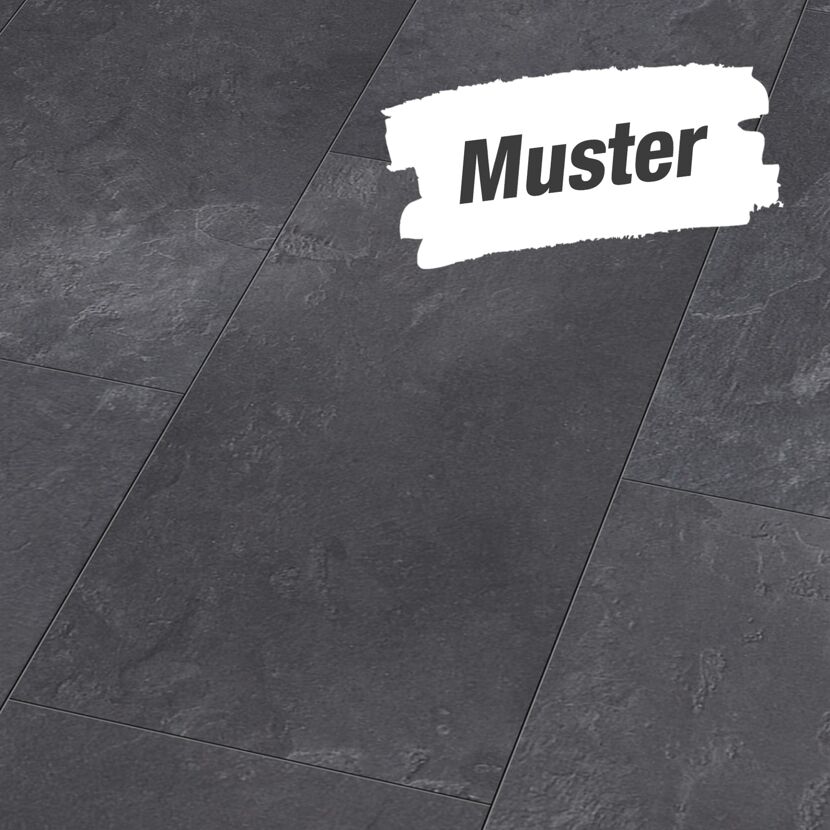Dunkelgrauer Laminatboden, Muster