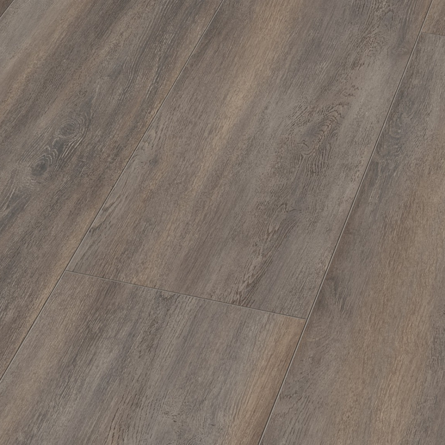 Bild von Laminat 'Savanne 4V XL' Eiche Canyon dunkelbraun 8 mm