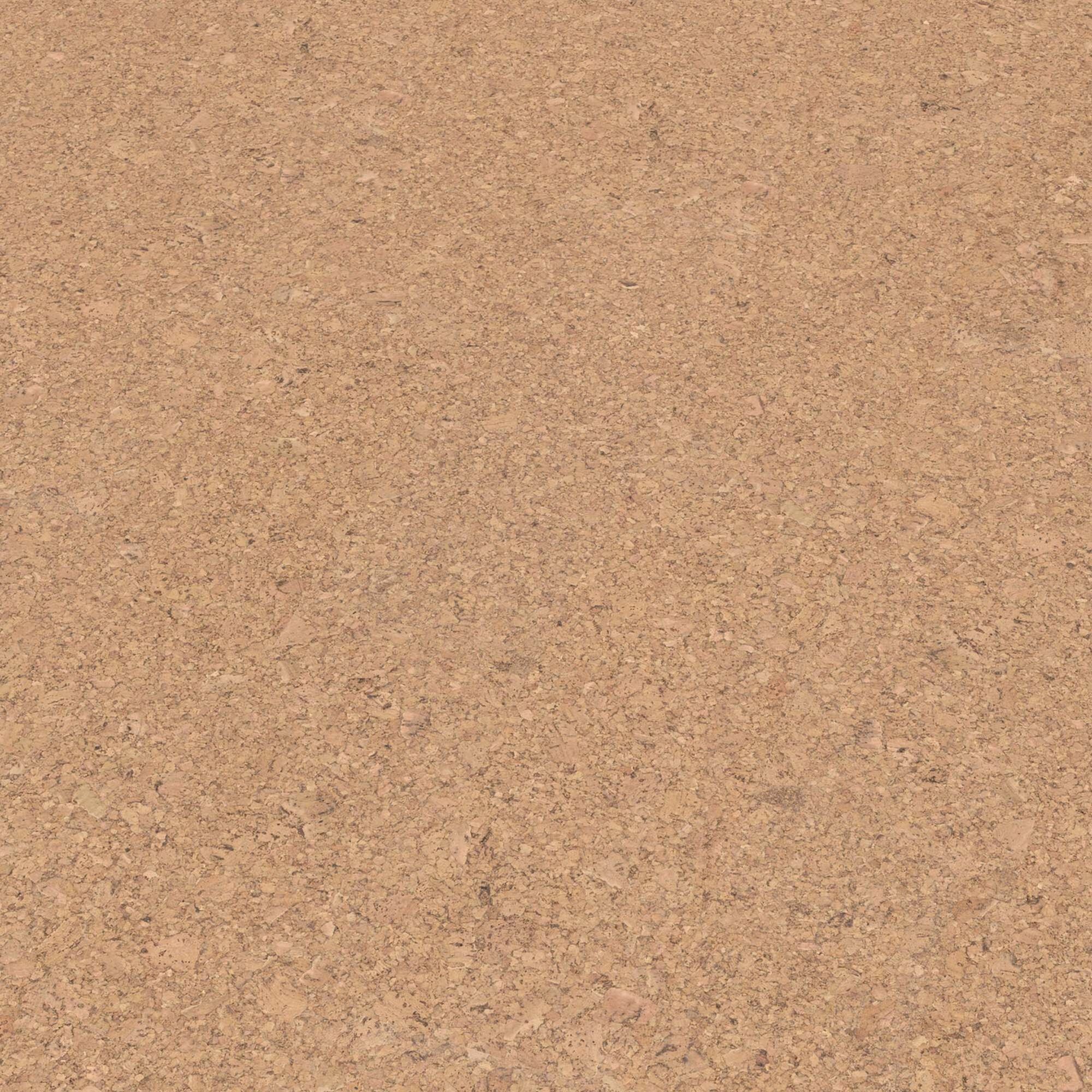 Korkboden in der Farbe Creme