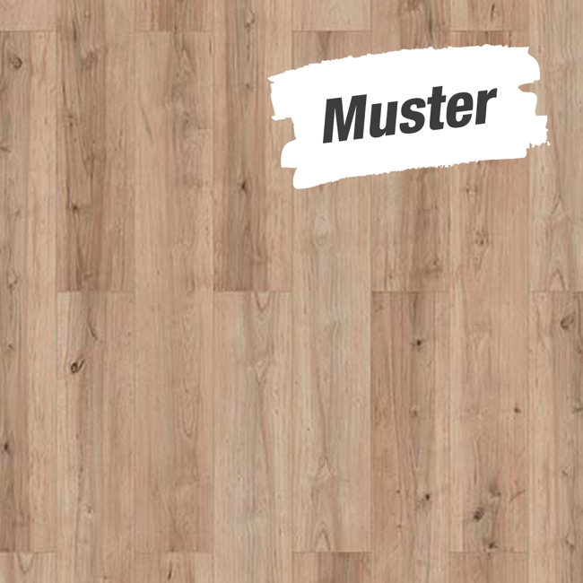 Bild von Muster zum Laminat 'Mediterran 4V' Drayton hellbraun 8 mm