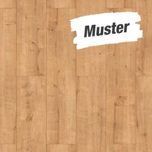 Muster zum Laminat 'Mediterran 4V' Eiche Burlington 8 mm