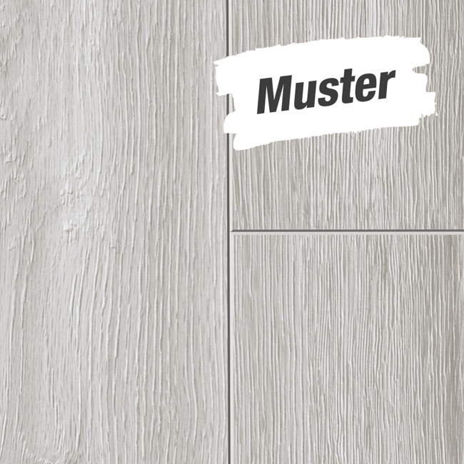 Bild von Muster zum Laminat 'Scandinavia' Veroni hellgrau 128,6 x 28,2 x 0,8 cm