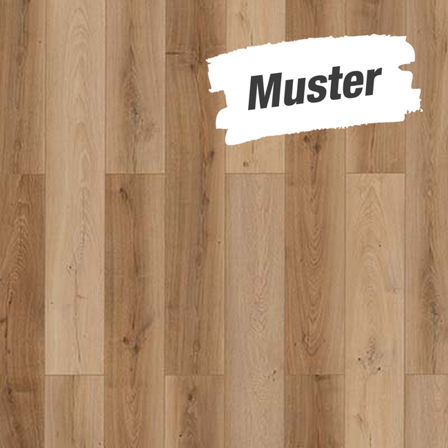 Bild von Muster zum Laminat 'Savanne 4V' Solna braun 7 mm
