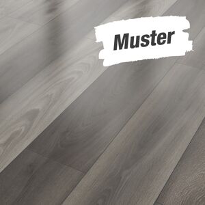Muster zum Laminat 'Savanne 4V' Tortuna dunkelbraun 7 mm