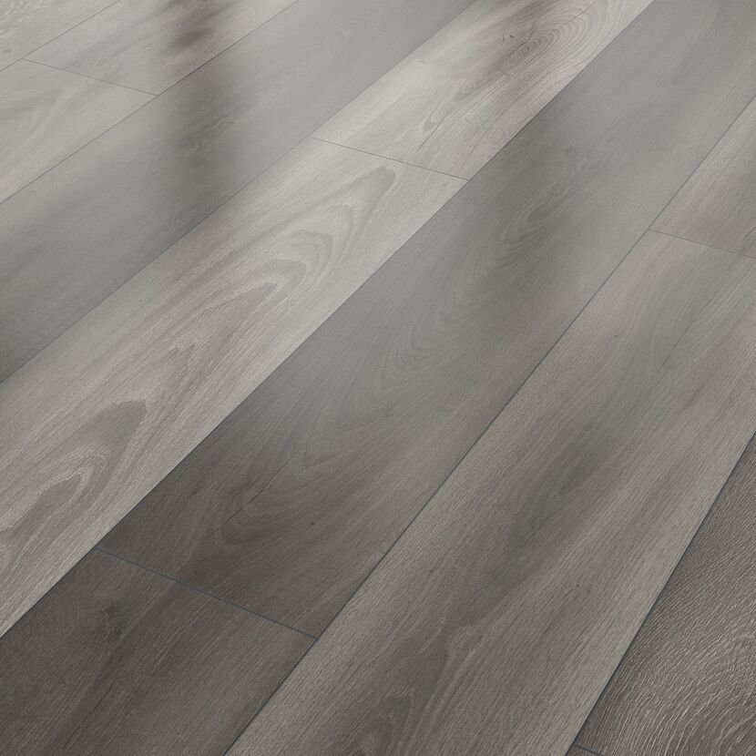 Laminat 'Savanne 4V' Tortuna dunkelbraun 7 mm