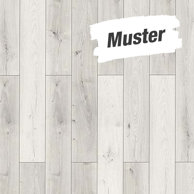 Bild von Muster zum Laminat 'Scandinavia' Axala hellgrau 7 mm