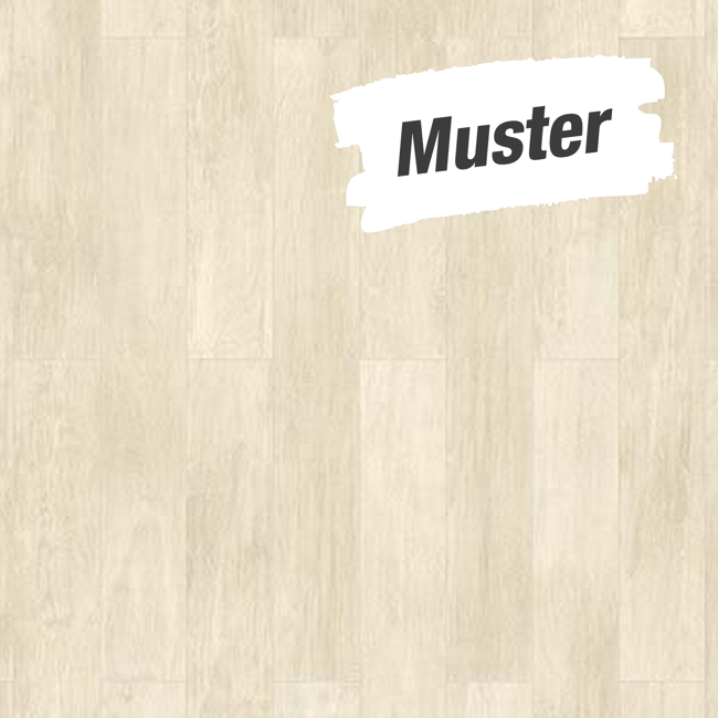 Bild von Muster zum Vinylboden 'Greenvinyl' Pinie weiß 4 mm