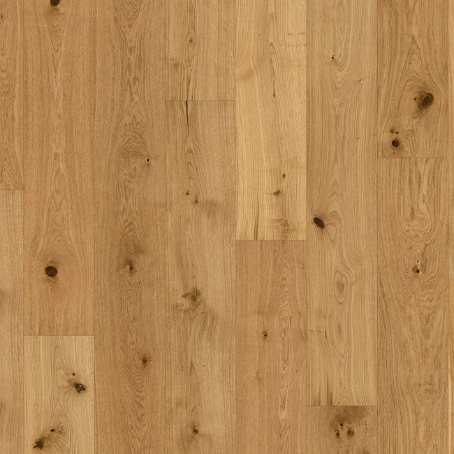 Bild von Parkett 'Basic 11-5' Eiche Rustikal matt braun 11,5 mm
