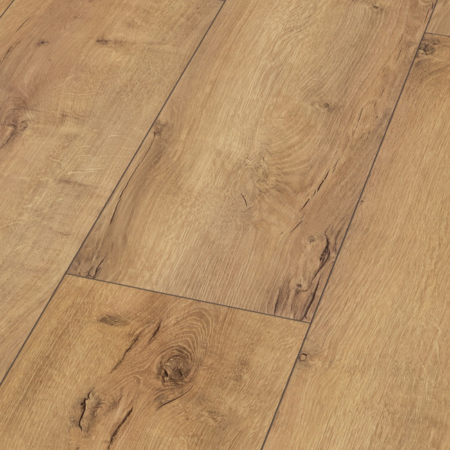 Bild von Laminat 'Villa 4V' Peoria Oak braun 8 mm