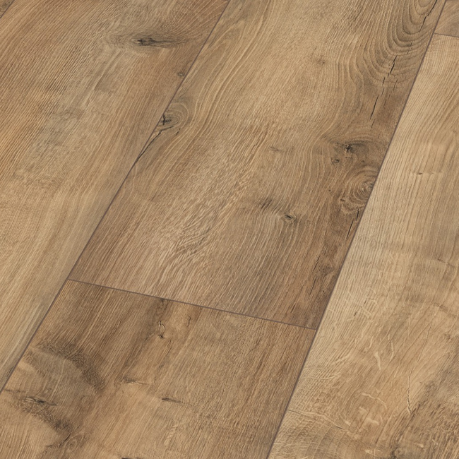 Bild von Laminat 'Villa 4V' Merida Oak braun 8 mm
