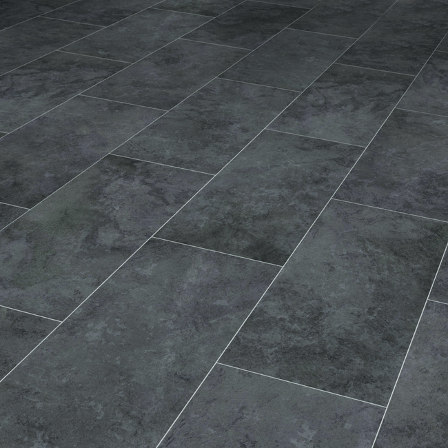 Bild von Vinylboden 'Greenvinyl' Imperial Nero schwarz 4 mm
