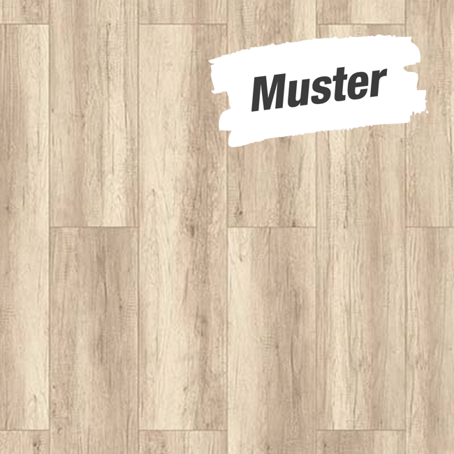 Bild von Muster zum Laminat '832-4 WR' wasserresistent Eiche hellgrau 8 mm