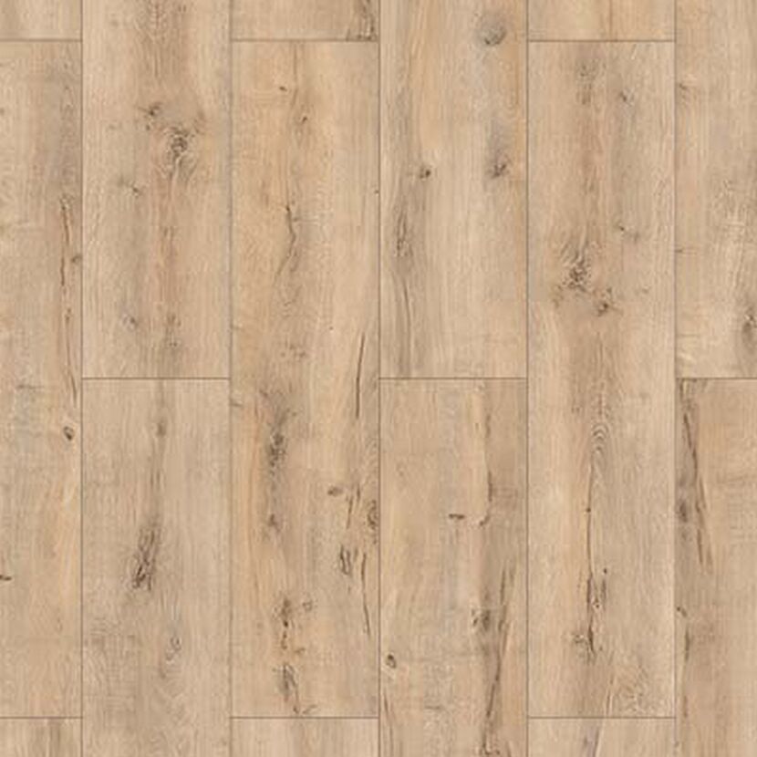 Helles Laminat in Holzoptik