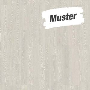 Muster zum Laminat 'Scandinavia' Eiche weiß 7 mm