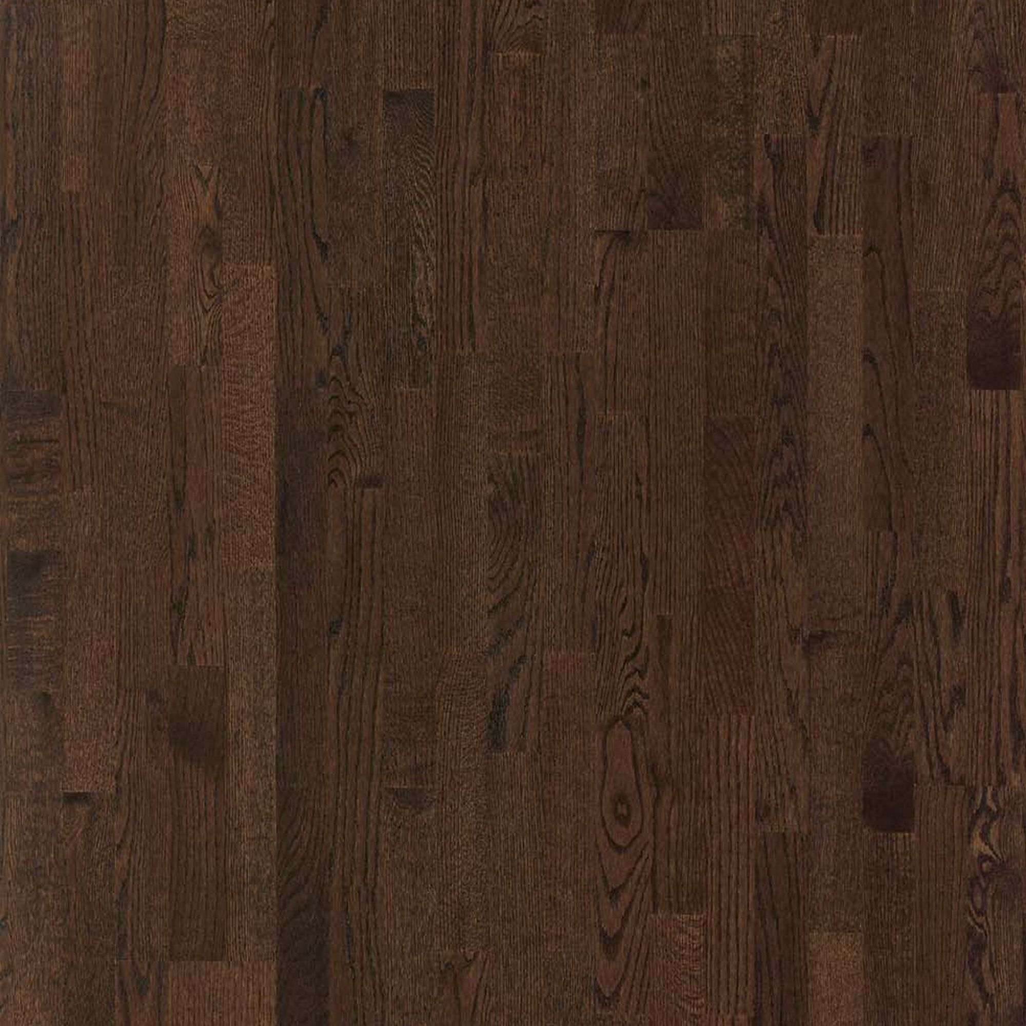 Dunkelbraunes Parkett aus Eiche
