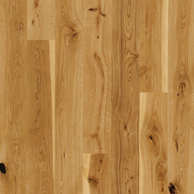 Bild von Parkett 'Basic 11-5' Eiche gebürstet braun 11,5 mm