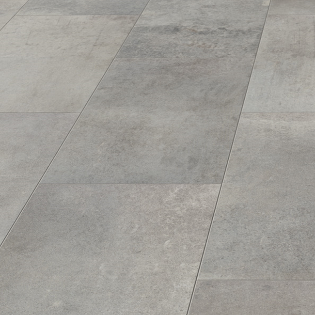 Bild von Laminat 'Canyon' Zementestrich grau wasserresistent 8 mm