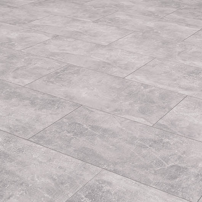 Bild von Laminat 'Canyon' Estrich grau wasserresistent 8 mm