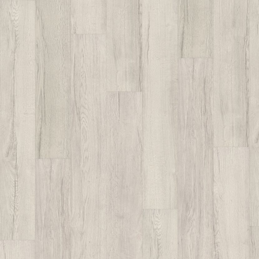Helles Designboden Eiche weiss