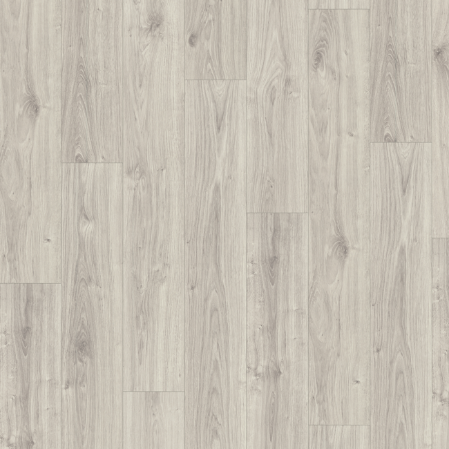 Bild von Laminat 'Home' EHL140 Zermatt Eiche hell hellgrau 7 mm